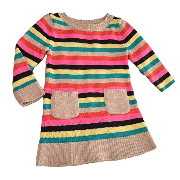 Lot of 5 Girls 3T Carter's Winter Clothing‎ Snow Bibbs Sweater Dress Pjs + - Picture 7 of 15